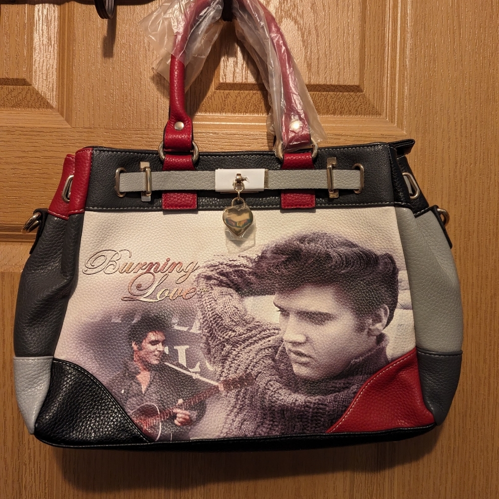 Elvis Purse Burning Love In Brand New Condition Never Used